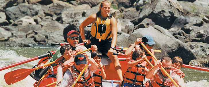 group rafting the Colorado River